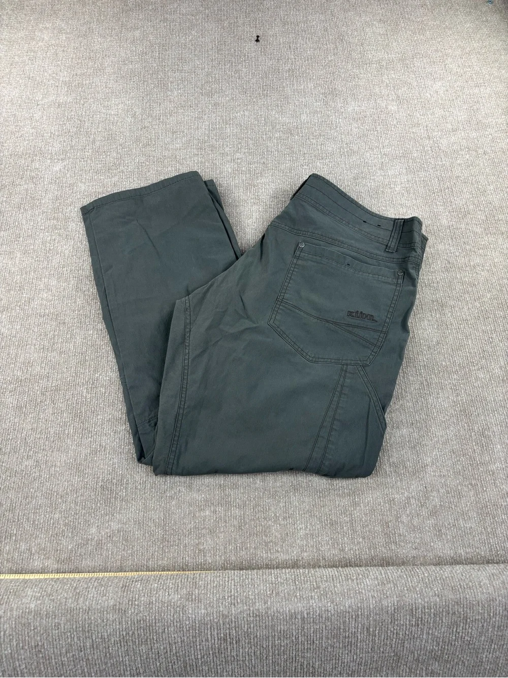 Kuhl Revolvr Pants Mens 38x30 Gray Performance Stretch Hiking Outdoor Patina